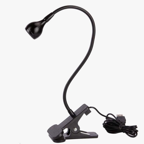 Other - Flexible Black USB Clip-On Reading Lamp